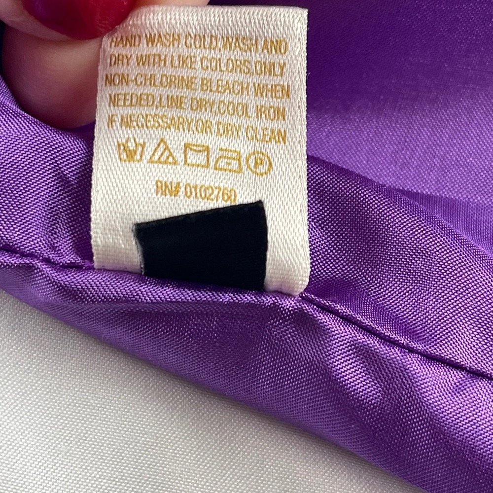 Kate Spade New York Purple Sheath Dress Lined Sleeveless Business Career Size 8 - Picture 6 of 6